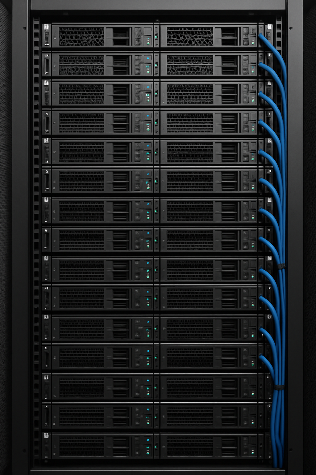 Server rack illustration